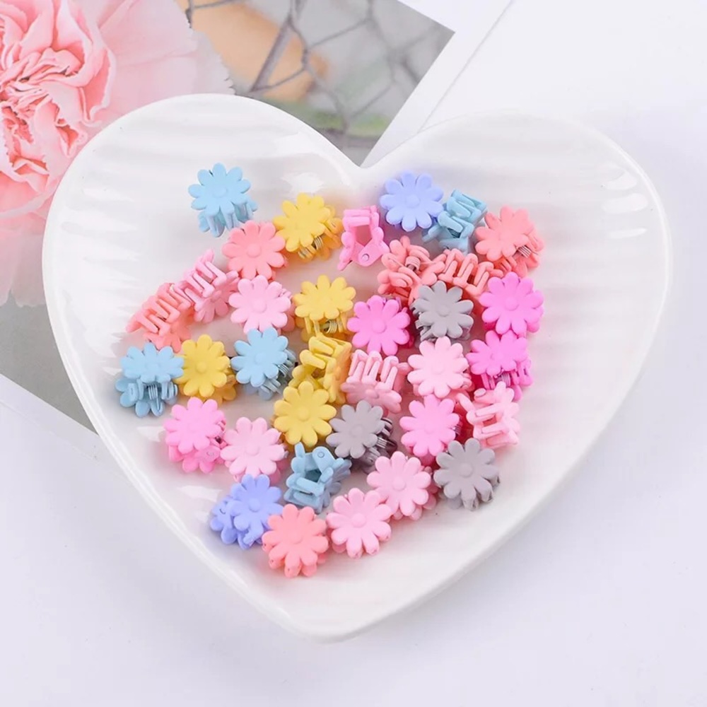 New 20 Piece Flower Claw Hair Clips